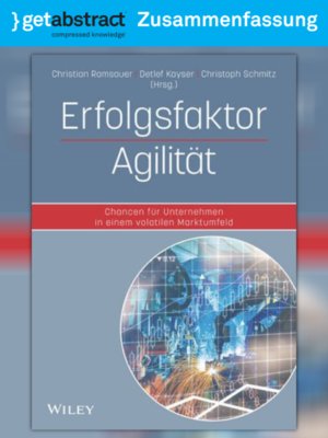 cover image of Erfolgsfaktor Agilität (Zusammenfassung)